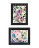 Trendy Decor 4U Abstract Florals to wish you Good luck, Success, Longevity; should keep you smiling Framed Wall Art for Living Room
