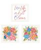 Trendy Decor 4U "Live Life in FULL Bloom!" Framed Wall Art for Living Room, Wall Art Print for Home Decor, Bedroom Wall Art by Heidi Kuntz