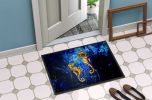 NEW Seahorses Two To Tango Doormat Front Door Mat Indoor Outdoor Rugs for Entryway, Non Slip Washable Low Pile, 18H X 27W