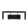 FashionTVstandTVcabinet,EntertainmentCenter,TVstationTV console,media console,with LEDlight belt,light belt remote control,toughenedglassshelf