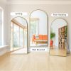 Dolonm 71x32 Inch Arch Full Length Mirror, Modern Design Standing Floor Mirror, Full Body Mirror for Living Room, Bedroom, Bathroom, Cloakroom