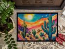 NEW Cactus in Color Doormat Front Door Mat Indoor Outdoor Rugs for Entryway, Non Slip Washable Low Pile, 18H X 27W