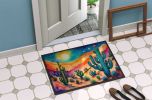 NEW Cactus in Color Doormat Front Door Mat Indoor Outdoor Rugs for Entryway, Non Slip Washable Low Pile, 18H X 27W