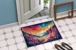 NEW Snapdragon in Color Doormat Front Door Mat Indoor Outdoor Rugs for Entryway, Non Slip Washable Low Pile, 18H X 27W