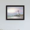 Trendy Decor 4U "Lighthouse at Sunset" Framed Wall Art for Living Room, Wall Art Print for Home Decor, Bedroom Wall Art by Georgia Janisse