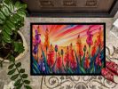 NEW Gladiolus in Color Doormat Front Door Mat Indoor Outdoor Rugs for Entryway, Non Slip Washable Low Pile, 18H X 27W