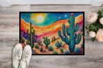 NEW Cactus in Color Doormat Front Door Mat Indoor Outdoor Rugs for Entryway, Non Slip Washable Low Pile, 18H X 27W