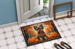 NEW Yorkshire Terrier Fall Doormat Front Door Mat Indoor Outdoor Rugs for Entryway, Non Slip Washable Low Pile, 18H X 27W