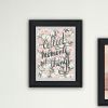 Trendy Decor 4U "Collect Moments Not Things" Framed Wall Art for Living Room, Wall Art Print for Home Decor, Bedroom Wall Art by House Fenway