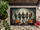 NEW Zombies Spooky Halloween Doormat Front Door Mat Indoor Outdoor Rugs for Entryway, Non Slip Washable Low Pile, 18H X 27W