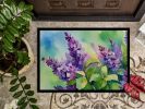NEW New Hampshire Purple Lilac in Watercolor Doormat Front Door Mat Indoor Outdoor Rugs for Entryway, Non Slip Washable Low Pile, 18H X 27W