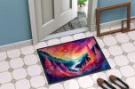 NEW Astilbe in Color Doormat Front Door Mat Indoor Outdoor Rugs for Entryway, Non Slip Washable Low Pile, 18H X 27W