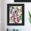 Trendy Decor 4U Abstract Florals to wish you Good luck, Success, Longevity; should keep you smiling Framed Wall Art for Living Room
