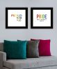 Trendy Decor 4U "Pride & Proud of Yourself and Others!" Framed Wall Art for Living Room, Wall Art Print for Home Decor