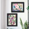 Trendy Decor 4U Abstract Florals to wish you Good luck, Success, Longevity; should keep you smiling Framed Wall Art for Living Room