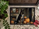 NEW Belgian Tervuren Fall Kitchen Pumpkins Doormat Front Door Mat Indoor Outdoor Rugs for Entryway, Non Slip Washable Low Pile, 18H X 27W