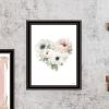 Trendy Decor 4U "A Life Well Lived - Makes you smile at the Memories!" Framed Wall Art for Living Room, Wall Art Print for Home Decor